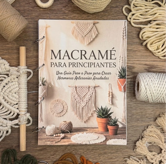 Guía de Aprendizaje de Macramé — Más de 1000 patrones para dominar cada nudo
