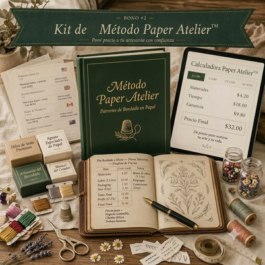 200 Patrones de Bordado en Papel-Paper Atelier